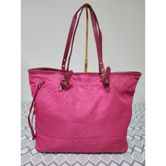 Authentic Prada Nylon Tessuto Tote Bag Pink - Picture 5 of 15